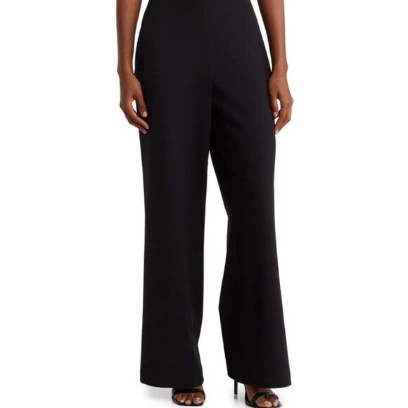 Focus By Shani Black Keyhole Flutter Sleeve Jumpsuit - Picture 2 of 4